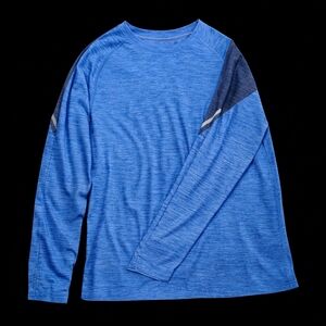 Russell Athletic Long Sleeve Shirt | Boys L | Blue Dri-Power
